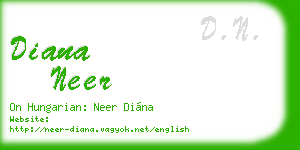 diana neer business card